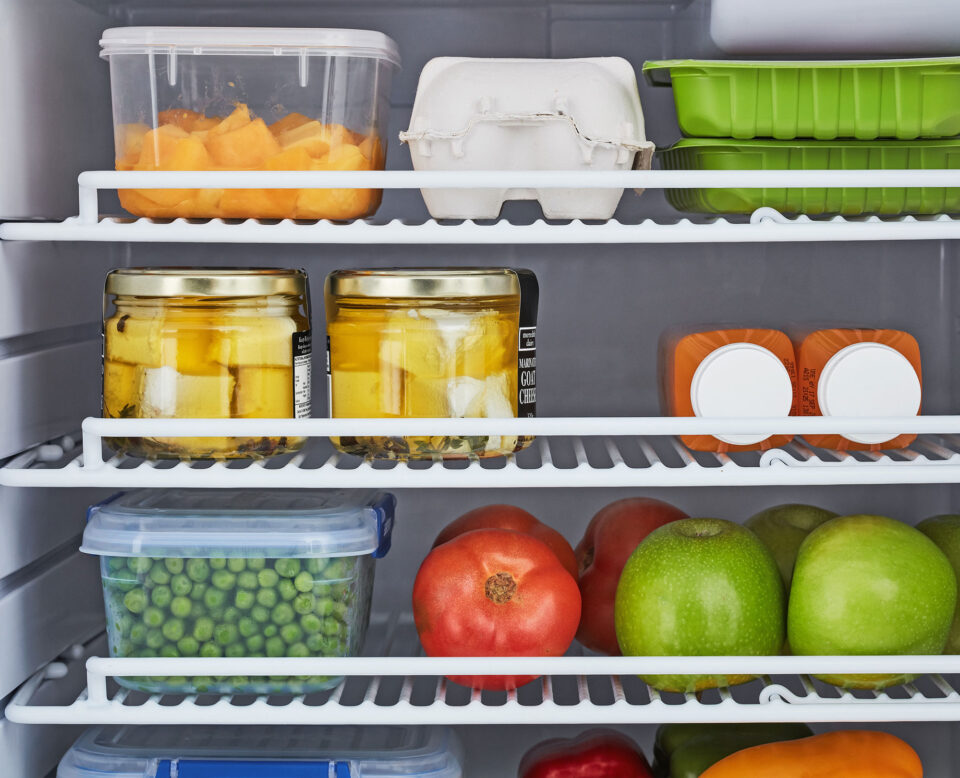 nicely packed fridge