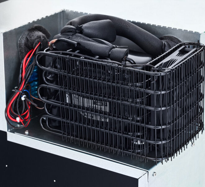 Close view of Bushman DC85-X compressor