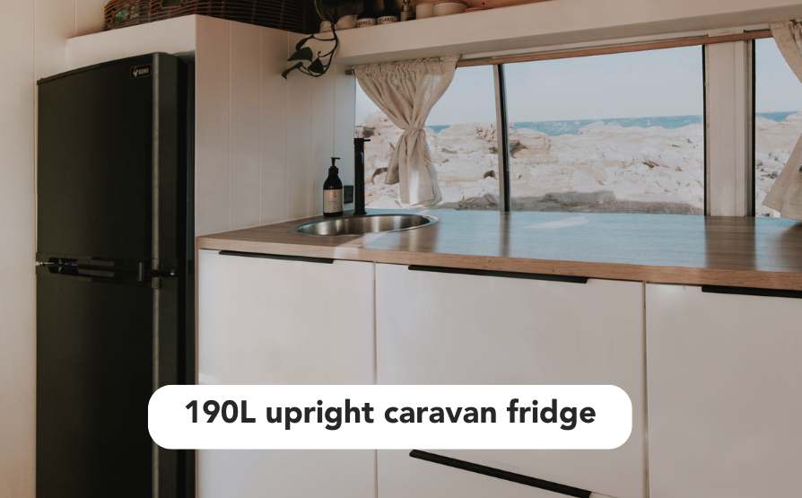 190L upfright caravan fridge