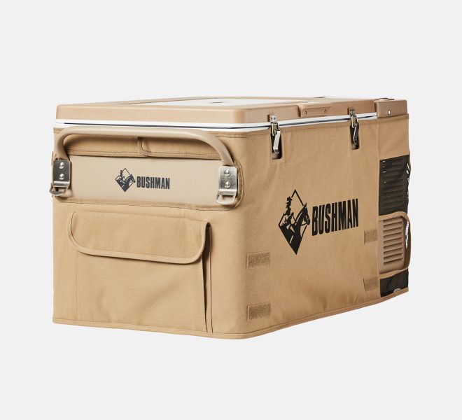Right side view of Original Bushman Fridge 35L