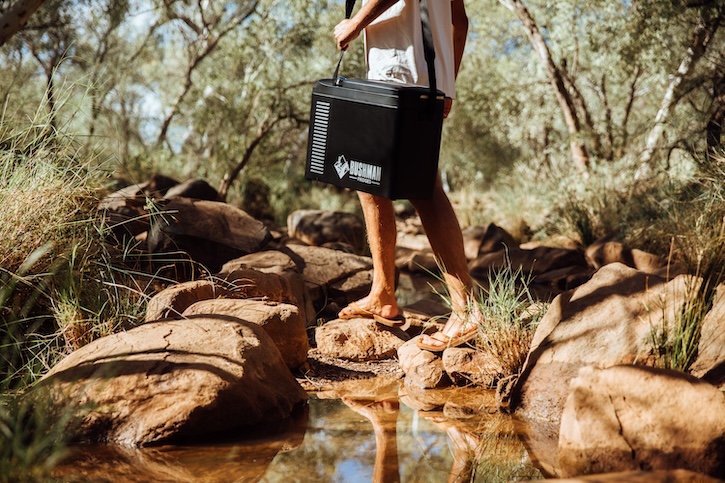 Roadie portable camping fridge