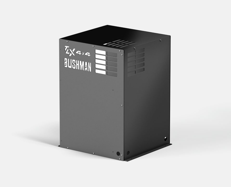 BUSHMAN TLX 4X4 DC130-X Fridge Box in Black for 4X4 Canopy | Buy Online
