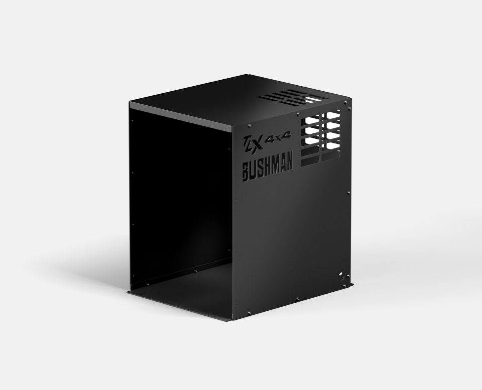 BUSHMAN TLX 4X4 DC85-X Fridge Box in Black for 4X4 Canopy | Buy Online