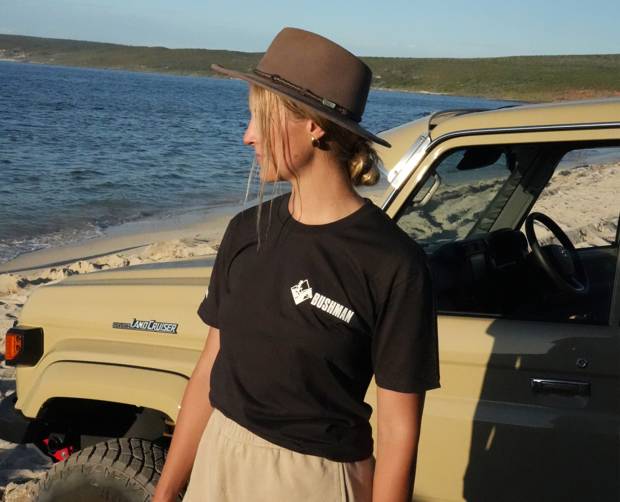 Bushman Camping T-Shirt - Coal - Image 5