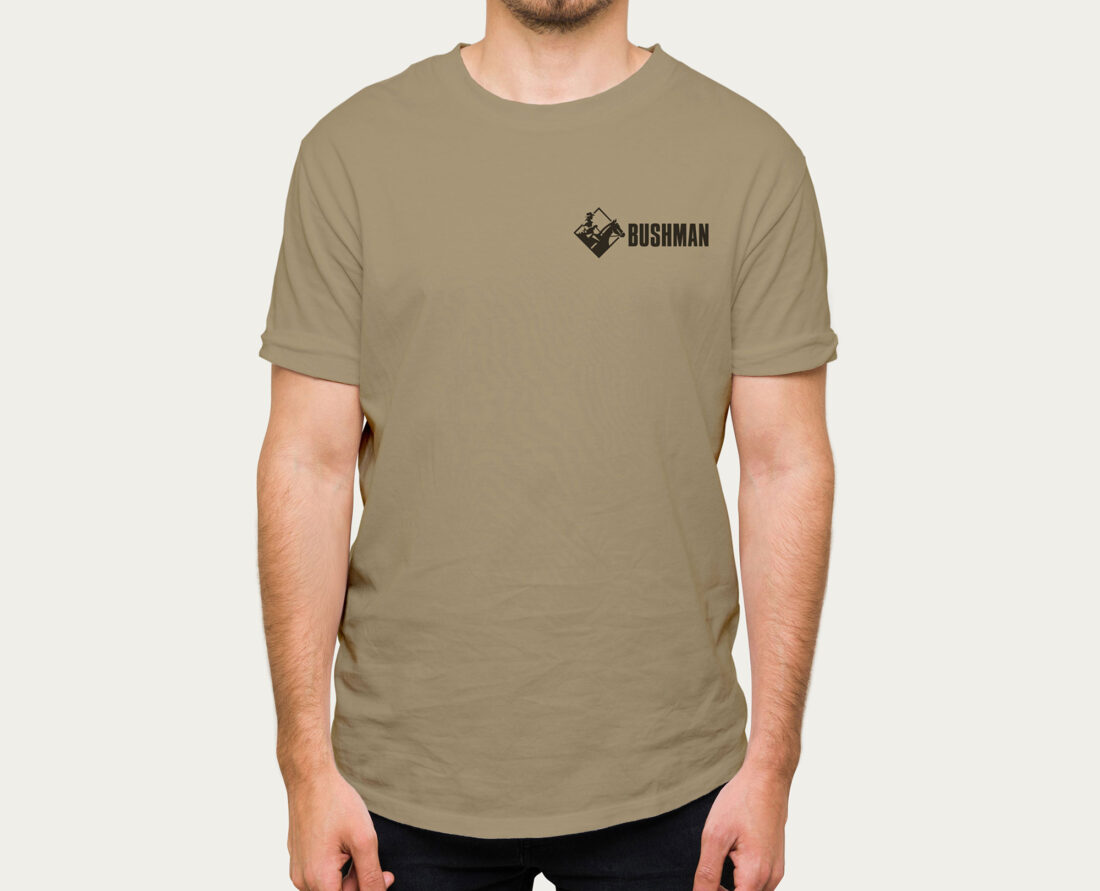 Bushman Camping T-Shirt - Sand