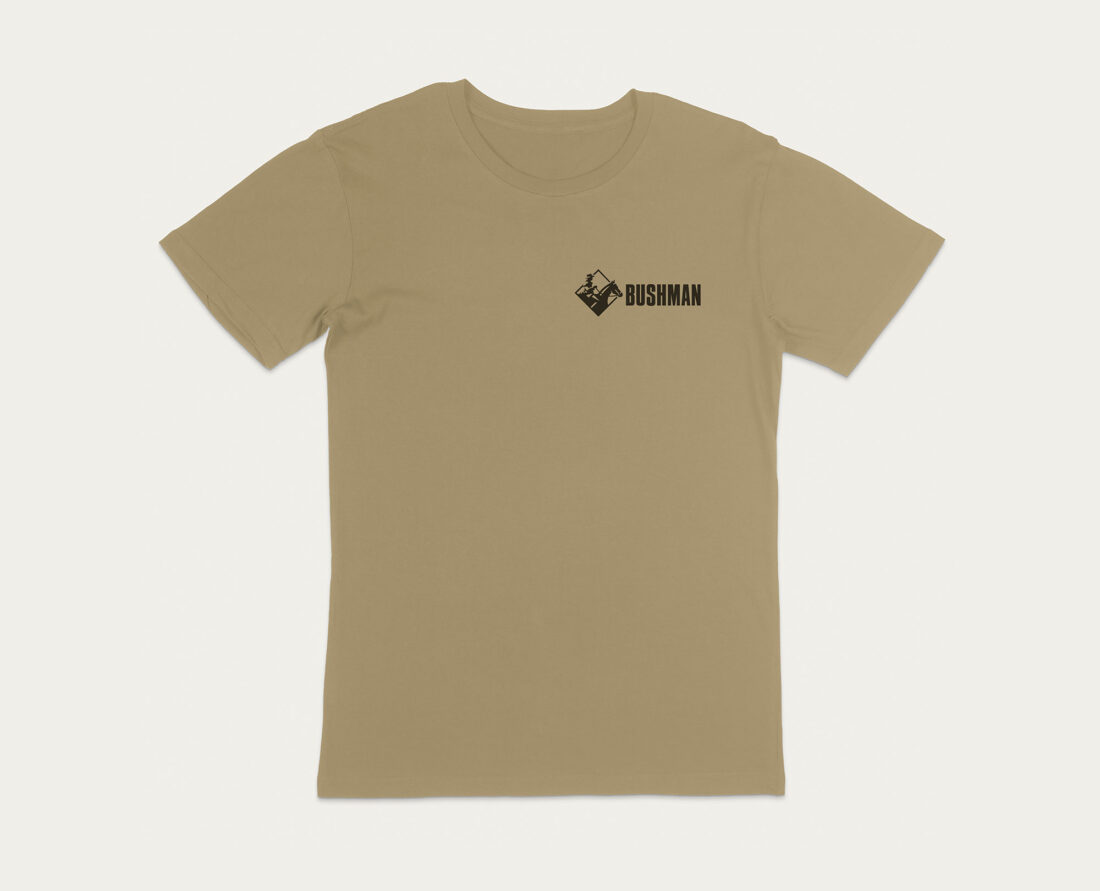 Bushman Camping T-Shirt - Sand